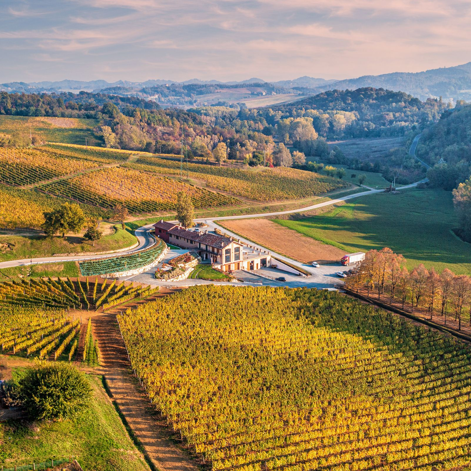 Vista della Cascina dall'alto
